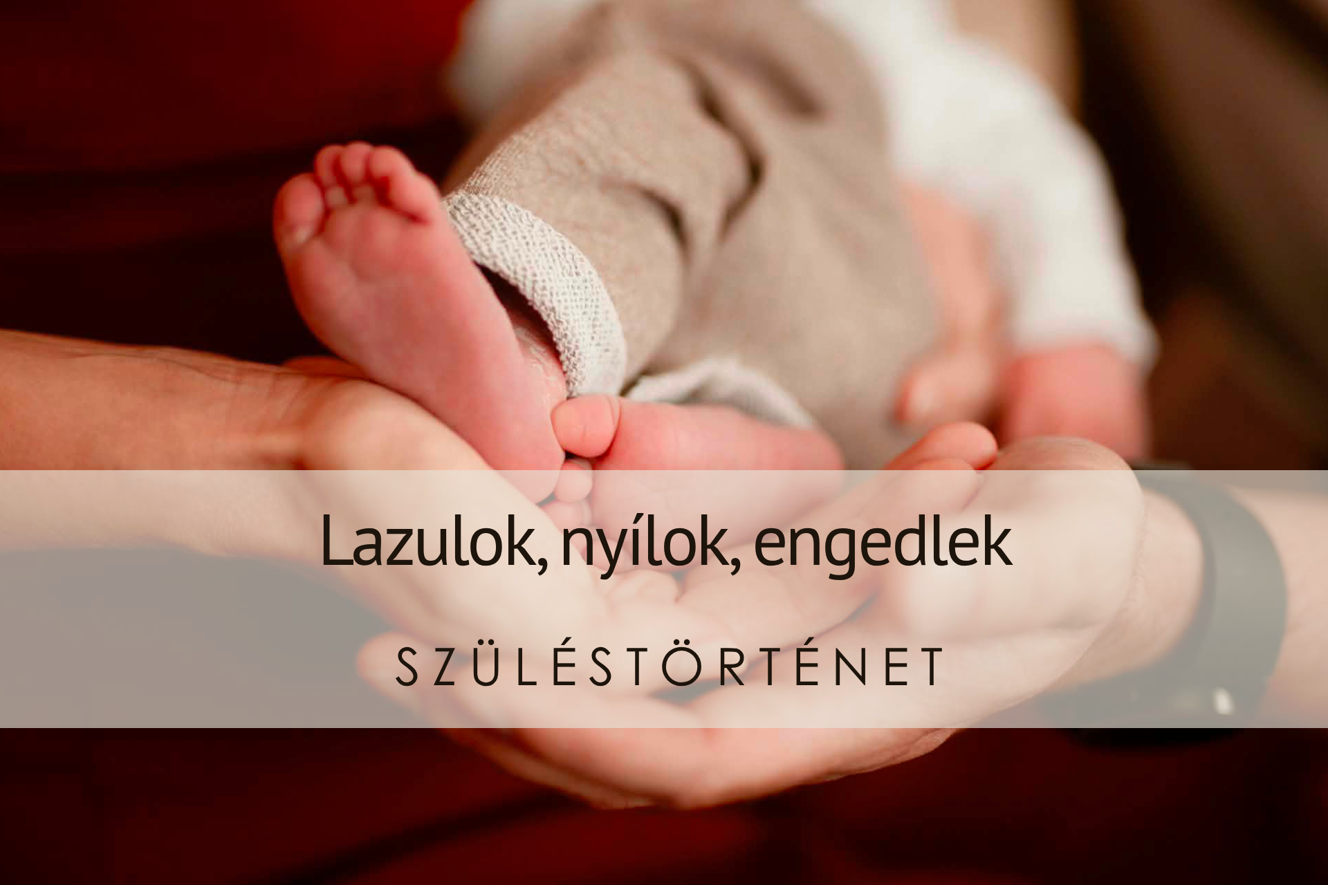 newborn baby held by parents hands